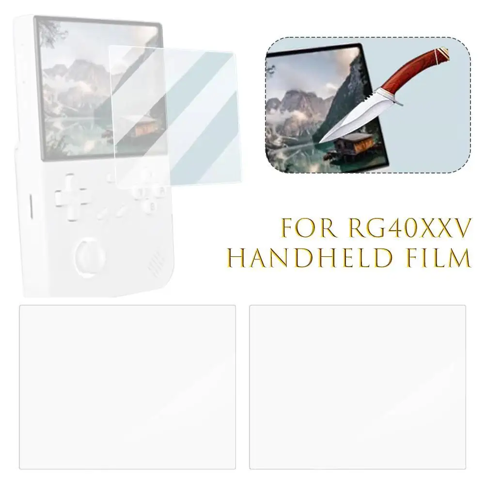 

For RG40XXV Tempered Glass Film HD Handheld Gaming Console Screen Protector Explosion-proof Anti-scratch Protective Film