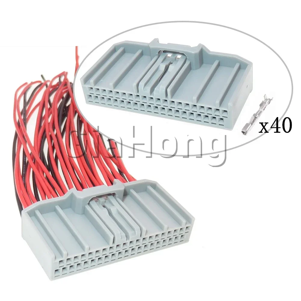 1 Set 40 Way Auto Parts MX34040SF1 AC Assembly Car Wire Cable Plug Central Control Dashboard Plug For Honda Acura Auto Connector