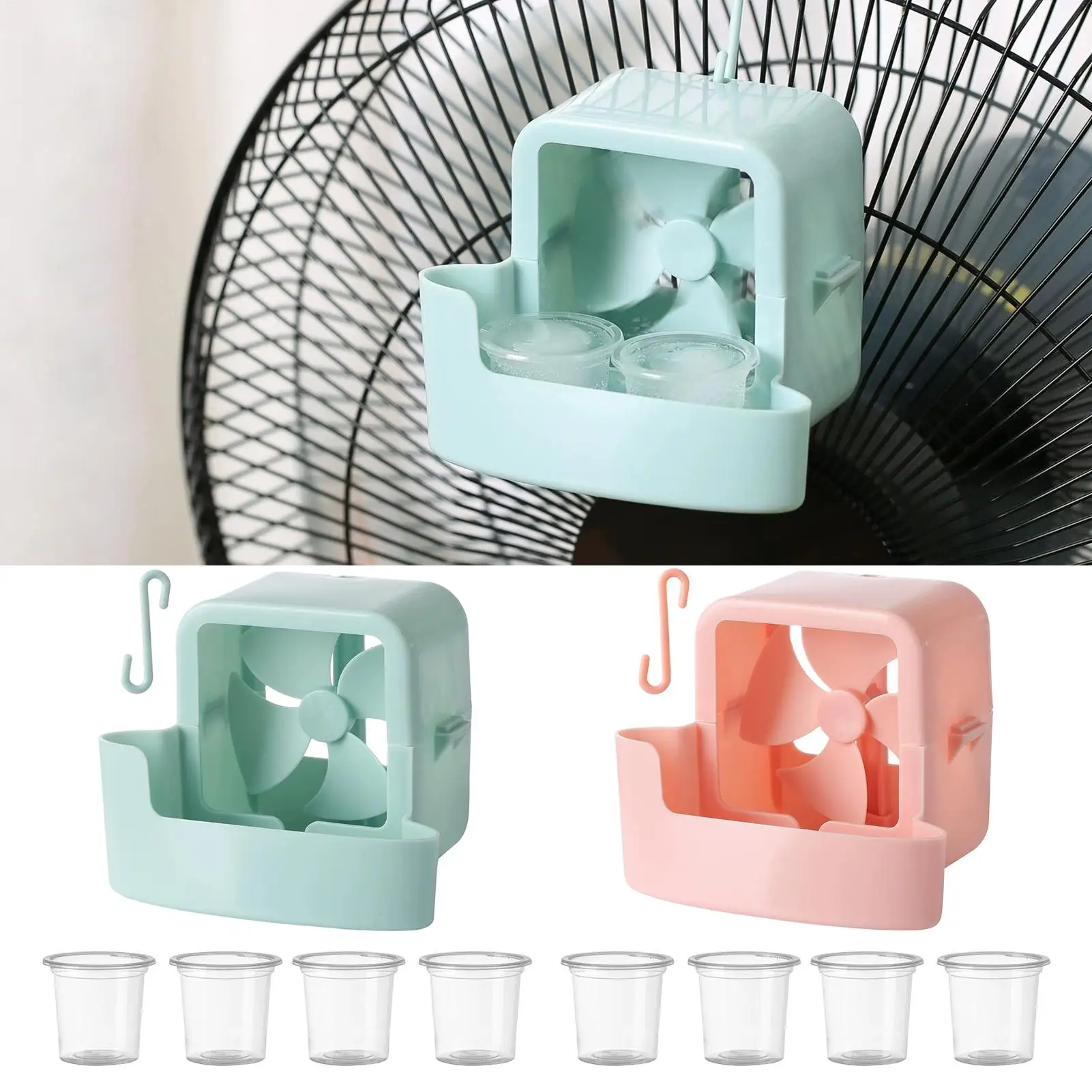 Fan Mist Cooling Adapter Portable Fan Refrigeration Accessories Quick Cooling Floor Fan Household Cooling Adapter Fan Accessorie