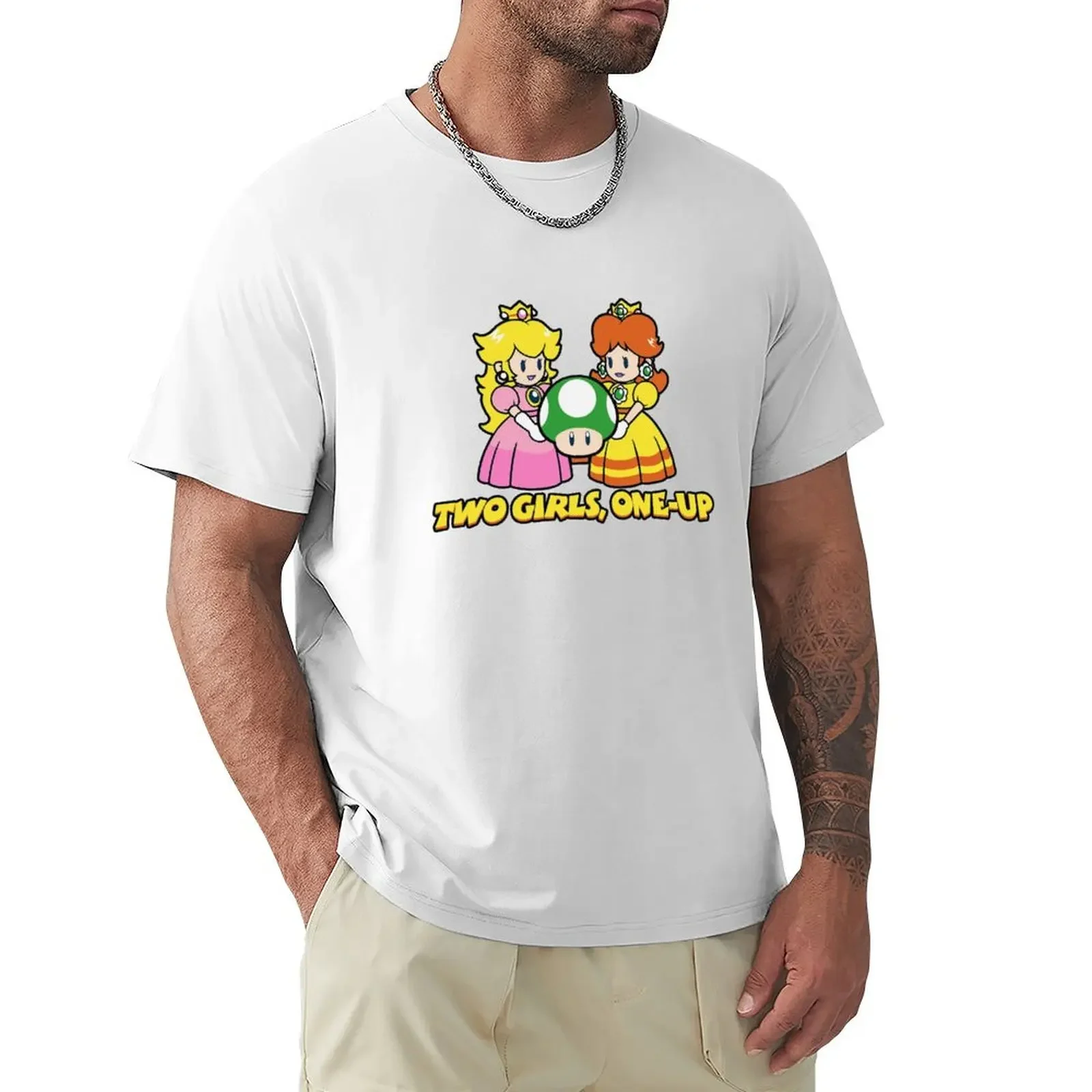 Two Girls One Up Funny Tee- Cool Maario Shirt- Princess Marrio- Two Girls One Cup Funny Tee Best Shirt T-shirt