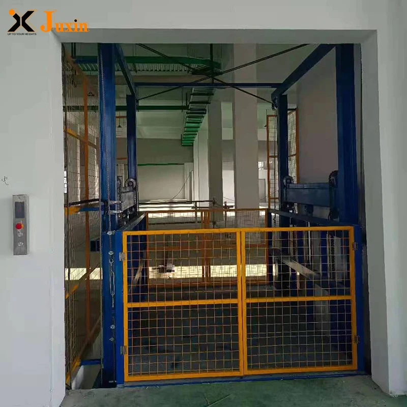 Rail Guide Freight Platform/hydraulic Vertical Hydraulic Cargo Lift  Price  Made  in  China