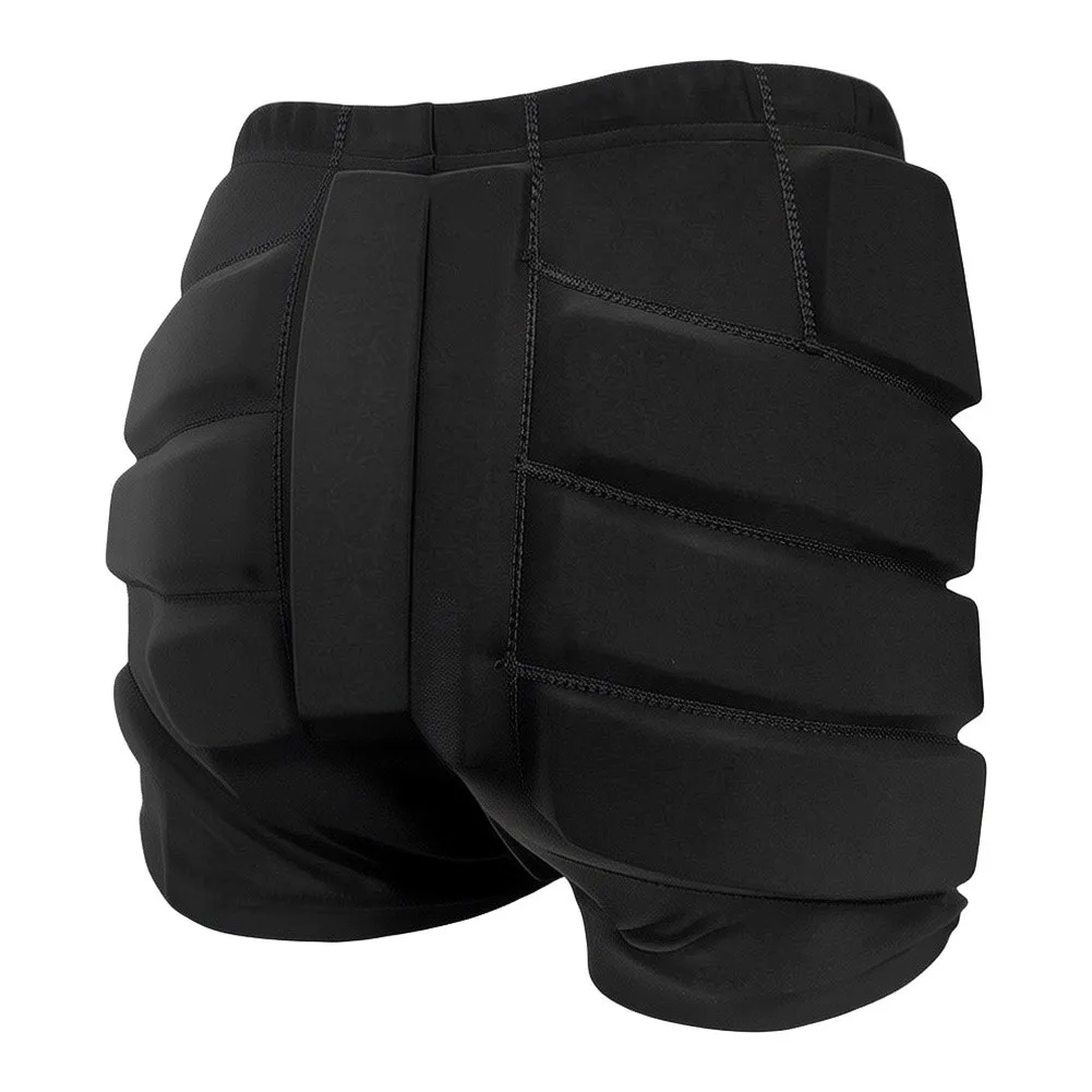 Black EVA Padded Hip Protection Shorts With Removable Crash Pad For Figure Skating Skiing Snowboarding Roller For Skate Safety