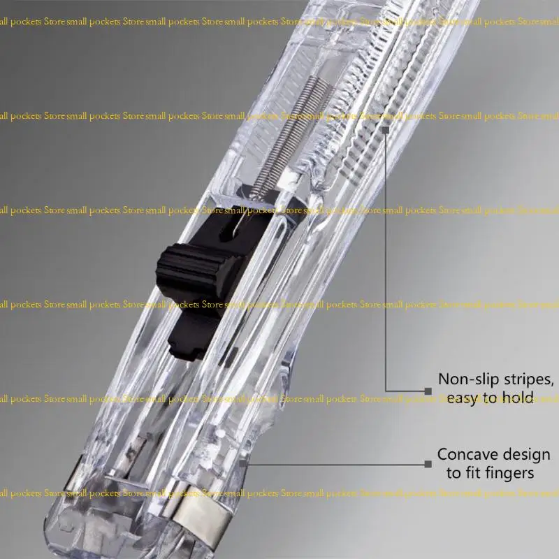 R1WD Set of 8 Reusable Paper File Document Clamps Set with Refillable Clamp Holder
