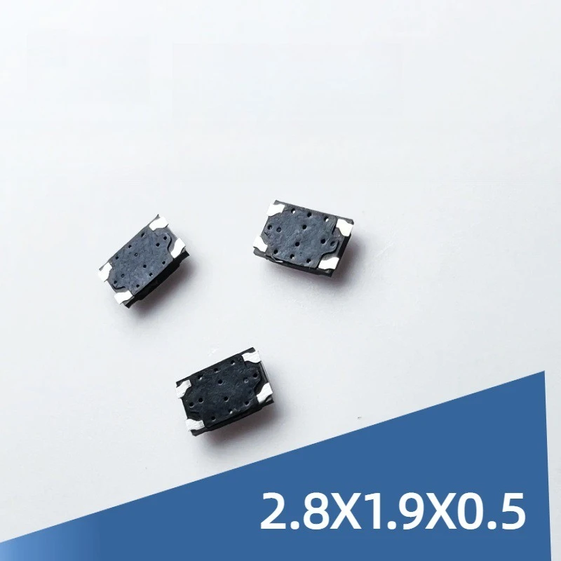 100Pcs/Lot Membrane Switch Volume Button 2.8*1.9*0.5mm Mini Touch Switch SMD2819 Micro Button 250g
