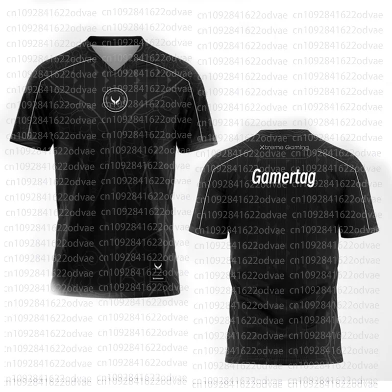 2024ฤดูร้อนBreathable New Jersey Xtreme GamingทีมXGทีมชุดอย่างเป็นทางการการฝึกอบรมเสื้อยืดPure Edition Esports AmeเดียวกันDOTA2