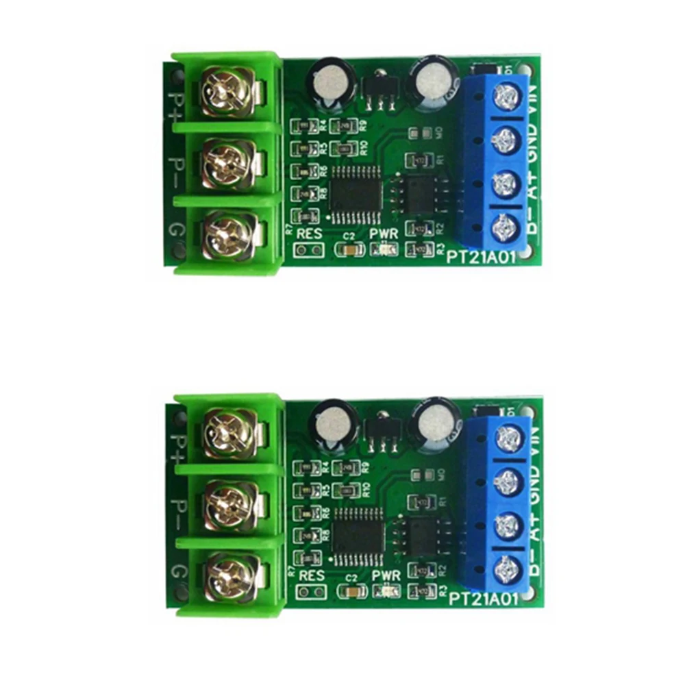 

2 Pcs RS485 PT100 RTD Thermocouple Celsius Fahrenheit Wide Temperature Measurement Modbus Rtu Temperature Sensor Module