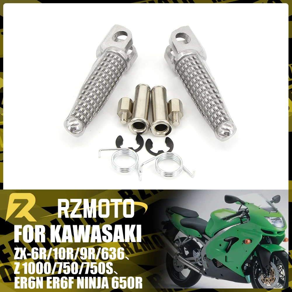 

Front Foot Rests Pedal Bracket Assembly Kit For KAWASAKI ZX-6R ZX636 ZX-9R ZX-10R Z750 Z750S Z1000 ER6N Motorcycle Folding Parts