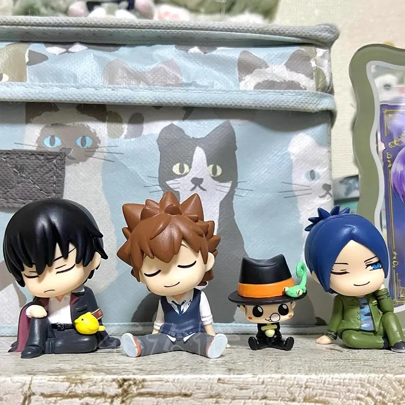

TOMY Original 4Pcs Gashapon HITMAN REBORN! Anime Figure Toys For Kids Gift Collectible Model Ornaments