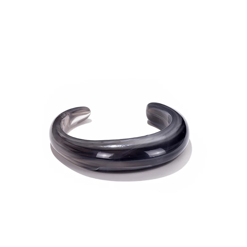 Vintage Böhmischen Harz Manschette Charme Armbänder Armreifen Für Frauen Mode Schmuck Acryl Weit Offene Handgelenk Geometrische Armreif Pulseras – Detail 13