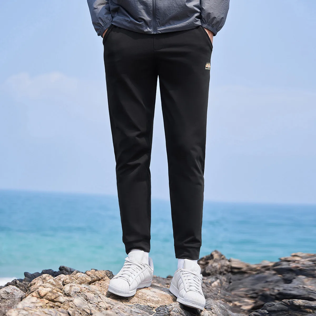 

Pioneer camp 2024 summer outdoor sports fashion men's casual pants embroidered knitted pants AZS409156