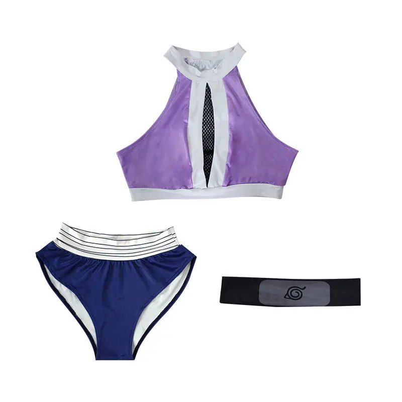 Hyuga Hinata Shippuden anime game cosplay traje de baño sexy para mujer trajes de baño traje de Carnaval de Halloween