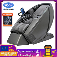 3-year warranty 4d massage chair zero gravity 2025 Full Body Shiatsu Recliner with Electric Extendable Footrest SL Track Heating