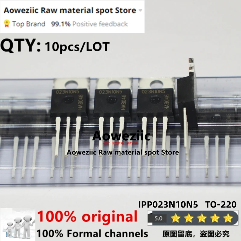 

Aoweziic 2022+ 100% New Imported Original IPP023N10N5 023N10N5 TO-220 N-channel MOS FET 100V 120A