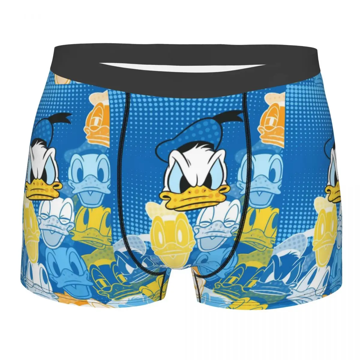 

Custom Donald Duck Boxer Shorts For Men 3D Print Funny Cartoon Underwear Panties Briefs Breathable Underpants