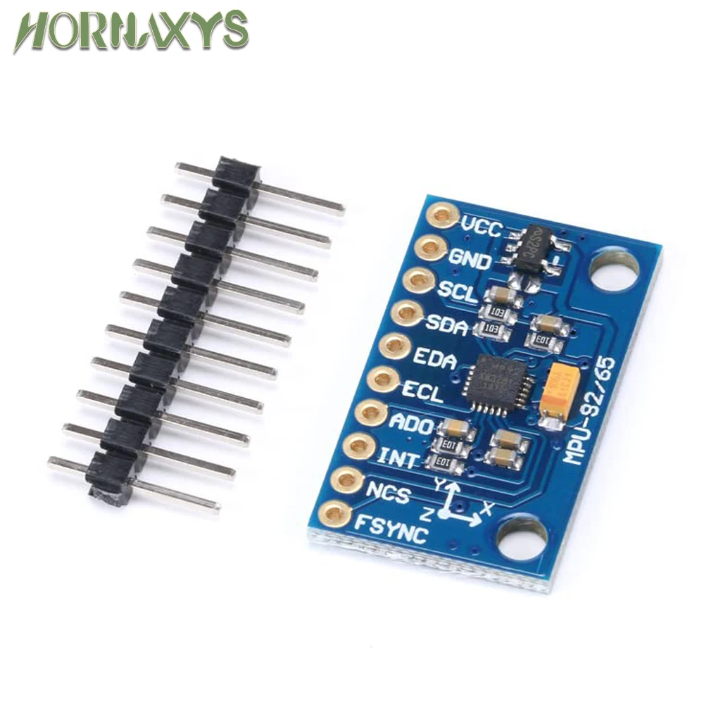 1-10pcs IIC I2C SPI MPU6500 MPU-6500 6-Axis Gyroscope Accelerometer Sensor Module Replace MPU6050 For Arduino With Pins GY-6500