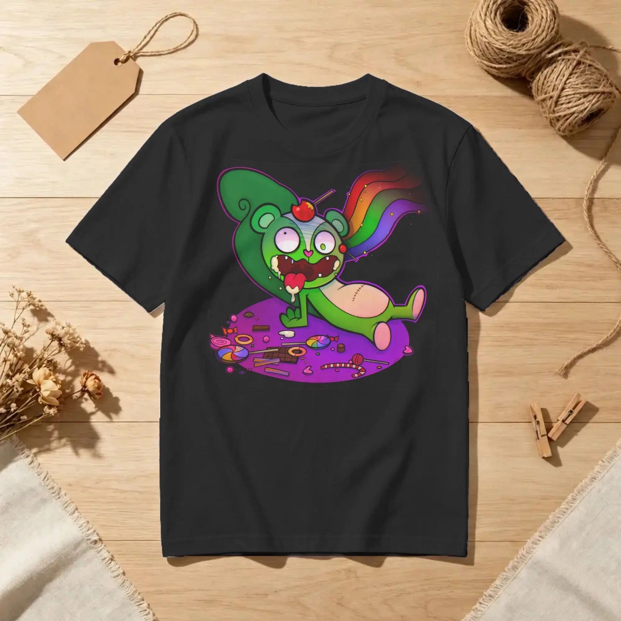 Men Women T-Shirts NUTTY Happy Tree Friends Novelty 100% Cotton Tees Short Sleeve  T Shirt O Neck Clothes Gift Idea