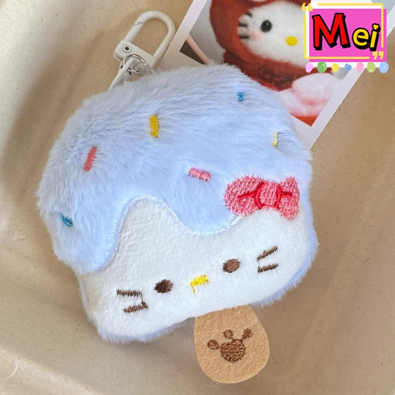 Neue 6 stücke Nette Squee zing Kitty Plüsch Schlüssel Kreative Snack Gebratene Garnelen Sushi Süßigkeiten Eis Plüsch Spielzeug Rucksack Hängen kette Geschenk
