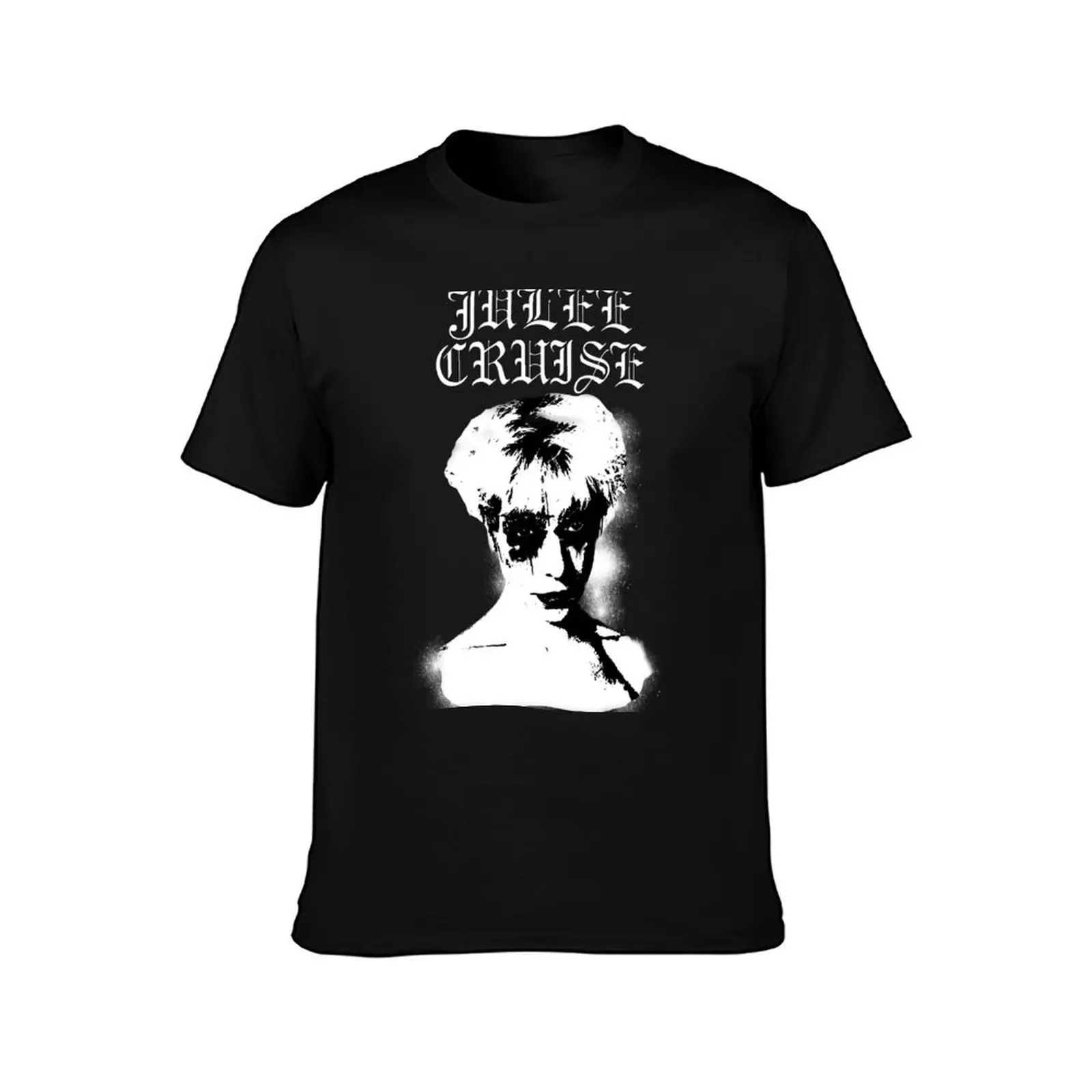 Julee Cruise Metal T-Shirt, Summer Casual Cotton Tee, Oversized Streetwear Tops, Vintage Graphic Print, Loose Fit Short Sleeve