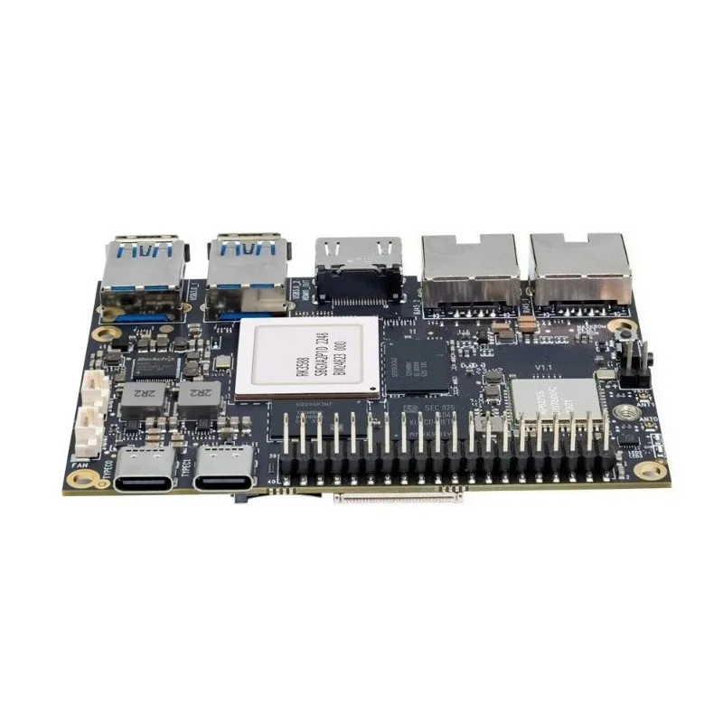 -M7 RK3588 PI-co ITX Development Board GPU 5 Channel 4K UI,Two 2.5G Ethernet Support WiFi 6