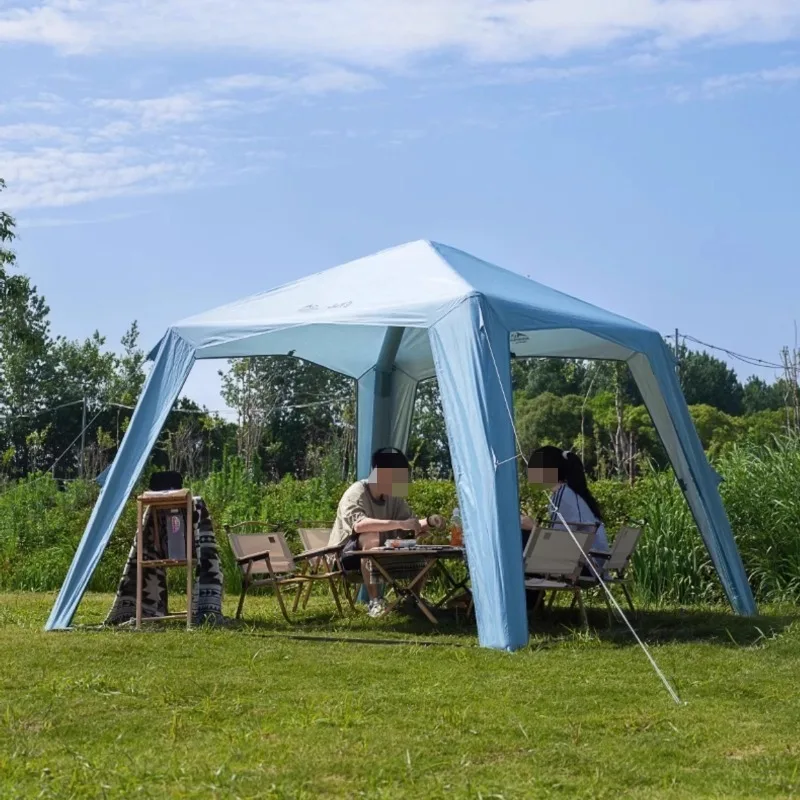 

Уличный автоматический надувной солнцезащитный козырек, защита от солнца, портативное съемное дышащее снаряжение для кемпинга, износостойкое укрытие