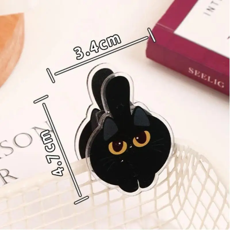 8 Stück Lebensmittel-Aufbewahrungsclips, kreative Snack-Clips, schwarze Katzen-Tütenclips, Gewürzbeutel-Frischhalteclips, feuchtigkeitsbeständig, niedliche Verschlussclips, Küchenhelfer – Detail 14