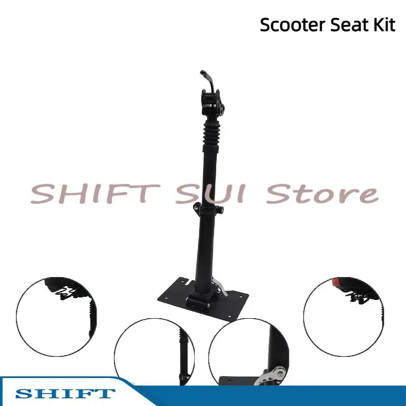 

Scooter Saddle for Electric Scooter Foldable Height Adjustable Shock-Absorbing Folding Seat Chair Electric Scooter Accessories