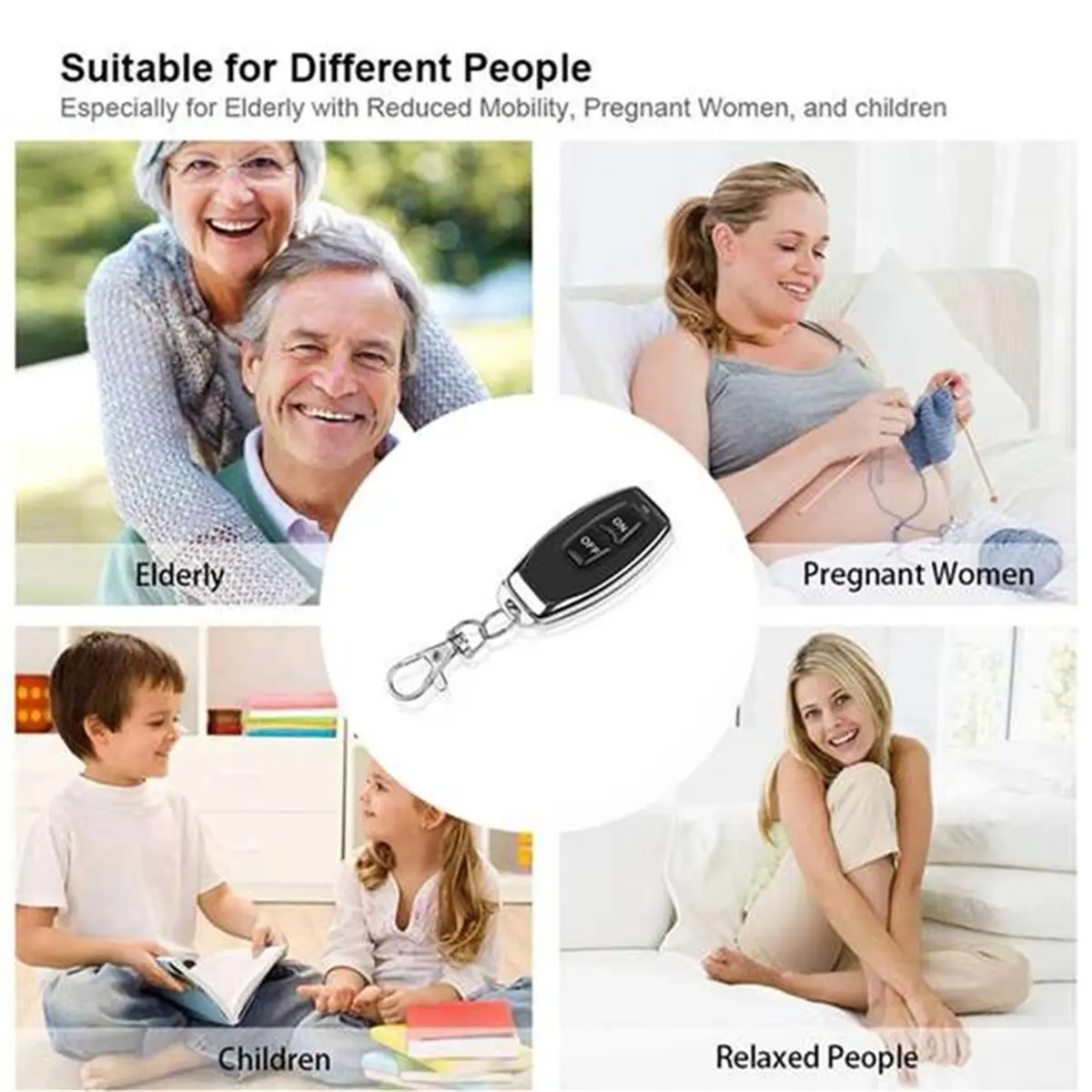 Digital Essentials 5pcs 433MHz Wireless Remote Control Switch for 220V 30A Relay Lighting Dust Collector Pump Motor Fan & More