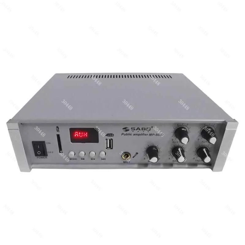 High-power Public Address System Amplifier - Dual Mode (constant Voltage/constant Impedance) - Card-operated