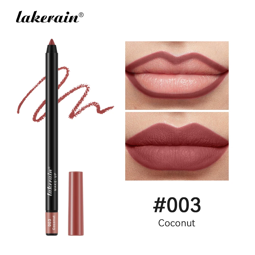 Long Lasting Lip Liner Black Contour Lip Pencil Set Lipliner Pencil Waterproof 24 Hours Water Resistant Lipsticks Specific Lips