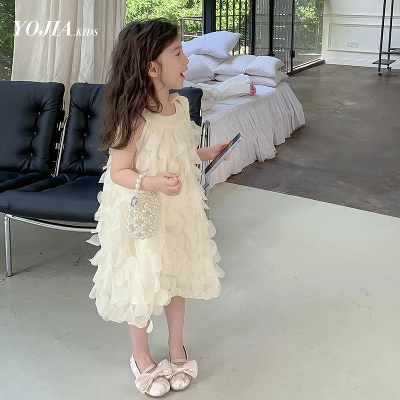 

Baby Girl Dress Girls Dresses Summer 2024 New Style Skirt Children Internet Red Princess Dress Little Girls Sleeveless Sundress