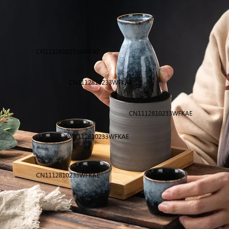 Handmade Chinese heated ceramic wine jug kit, high quality