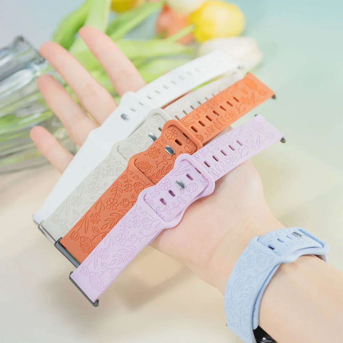 Prints Design Band For Huawei Watch Fit 3 Strap Bracelet Silicone Engraving Watchband For Huawei Watch Fit2 1 Smartwatch Correas image 5
