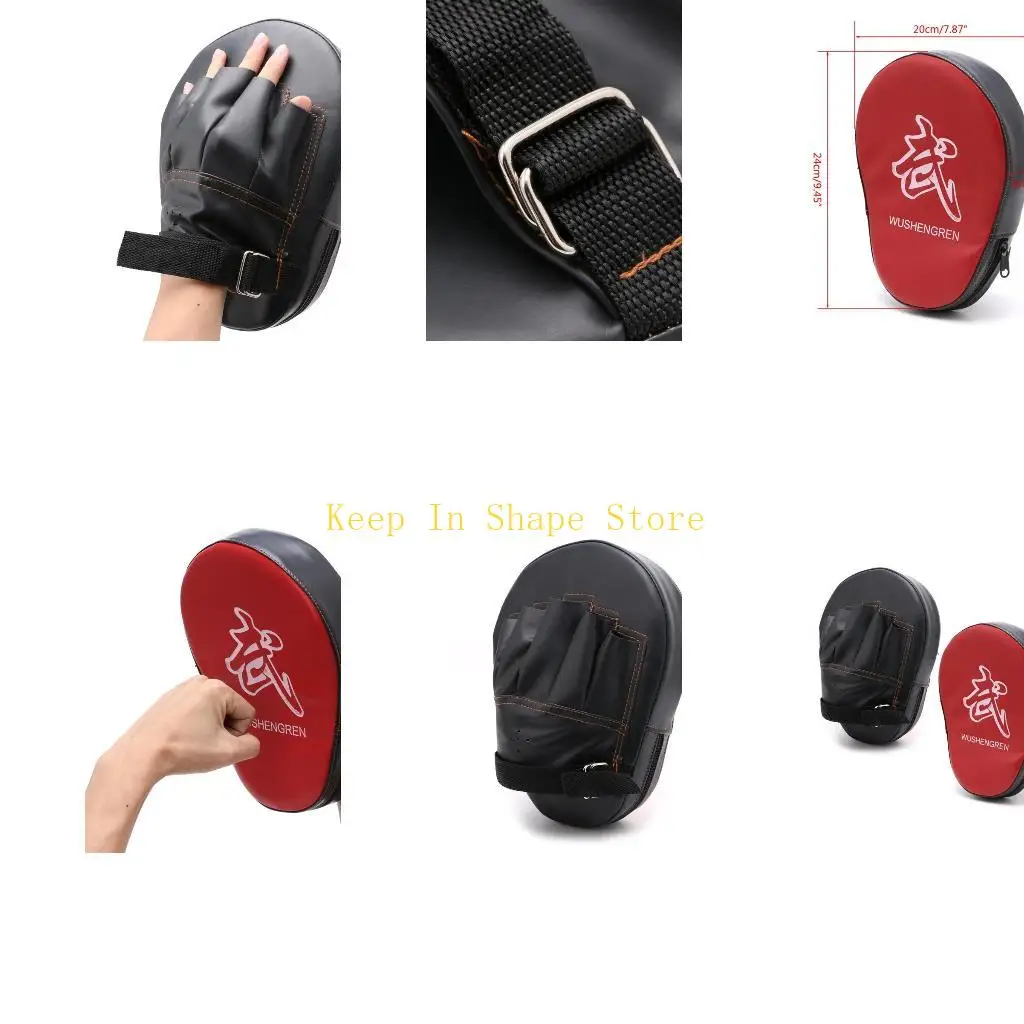 U1JC Professional Combat Training Pad Ergonomic Taekwondo Focusing Mitt Soft Padding
