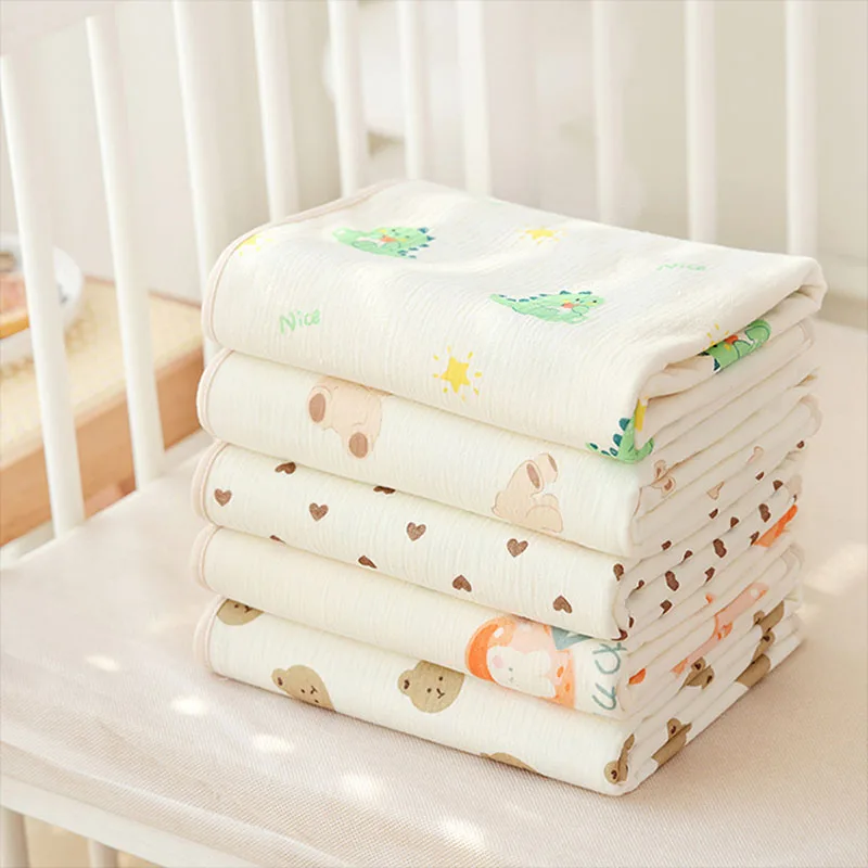 Diaper Changing Pad Changing Mat covers Washable Waterproof Nappy Newborn Reusable Infant cotton Urinal Mat Breathable Baby