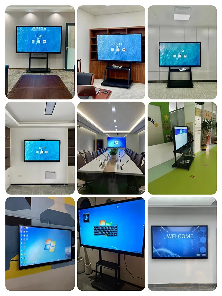 Special price 4K intelligent 75/85/100 inch conference tablet touch all-in-one machine kindergarten multimedia whiteboard