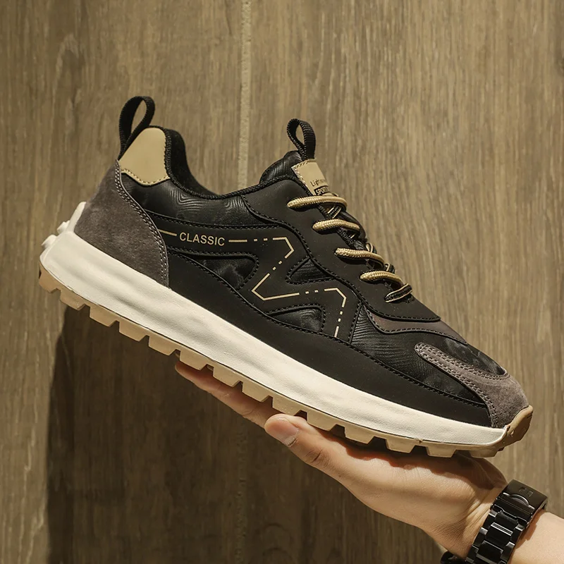 

Men's Shoes Breathable All-match Mesh Shoes Casual Sports Trendy Shoes Men's All-match Wear-resistant Running Shoes for Men