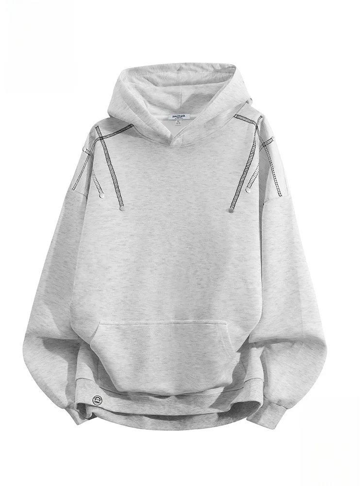 

Худи Paul Frank M: Свободный крой, повседневный стиль, осенний дизайн, с принтом головы обезьяны, уличная мода, удобный, с длинными рукавами, круглый вырез горловины