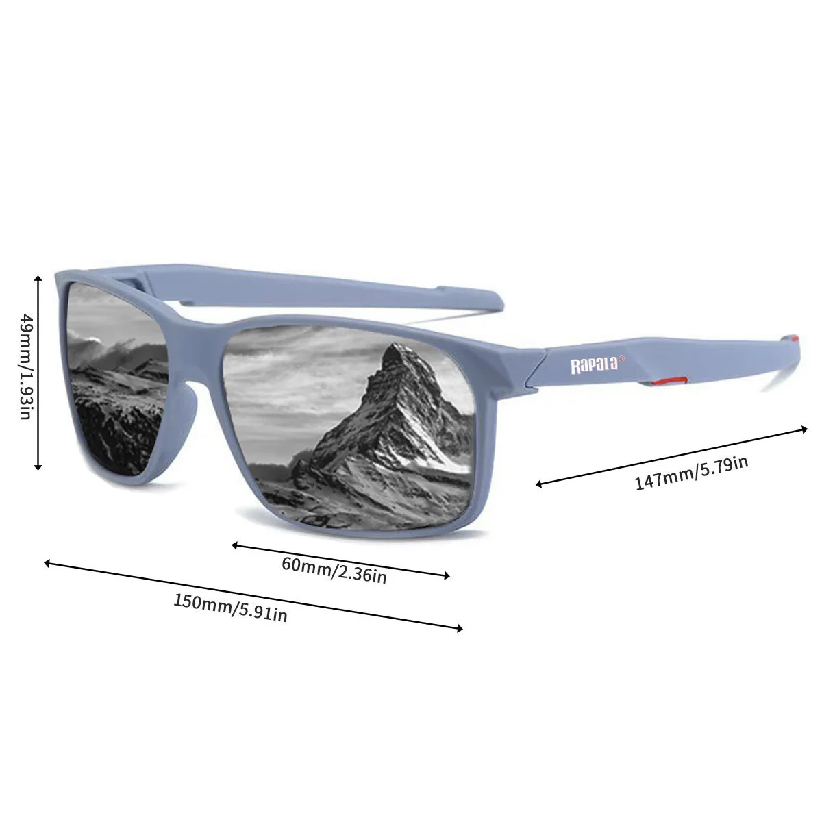 New Rapala Fashional Polarized Sunglasses Outdoor Mountaineering Anti-ultraviolet Polarized Sunglasses Riding Fishing Sunglasses