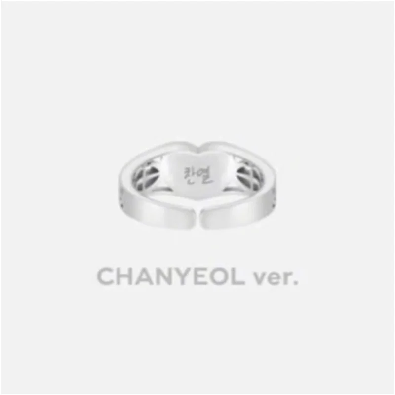KPOP CHANYEOL 13 周年記念リング SOHO KAI 調節可能なリングファンギフトアクセサリー