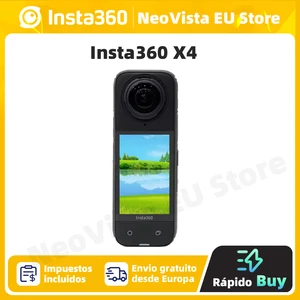 Gudang UE Inst Insta360 X4 Kamera Aksi 360 Tahan Air 8K, Video Sudut Lebar 4K Baterai 2290mAh Kamera Olahraga Insta360 X4 8 kamera aksi 360 penjualan terbaik - №