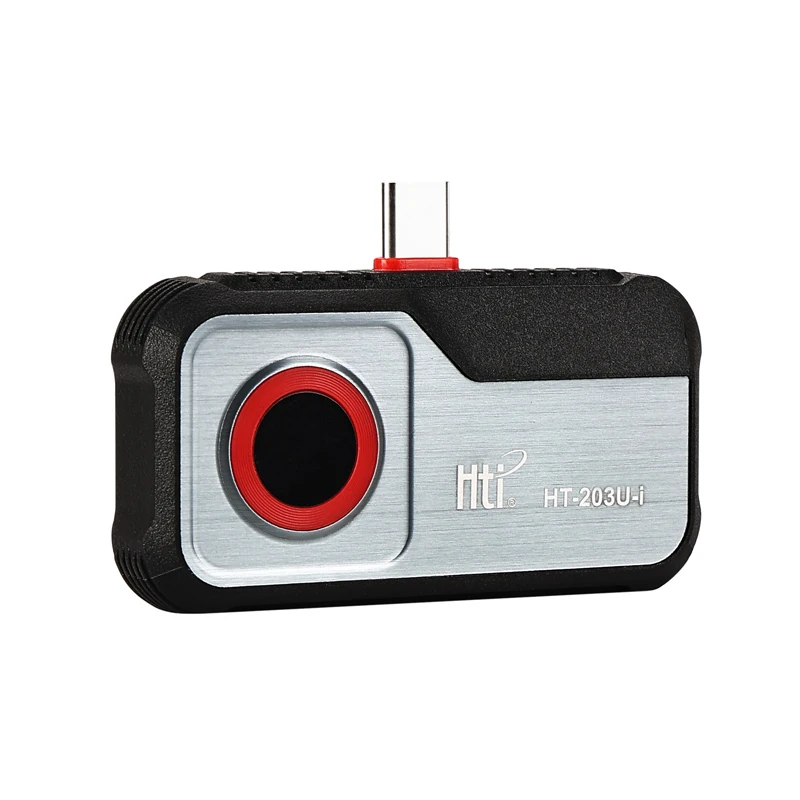 HTI HT-203U-i Thermal Camera for Android Infrared Thermal Imager Repair Thermographic Camera with High/Low Temperature Tracking