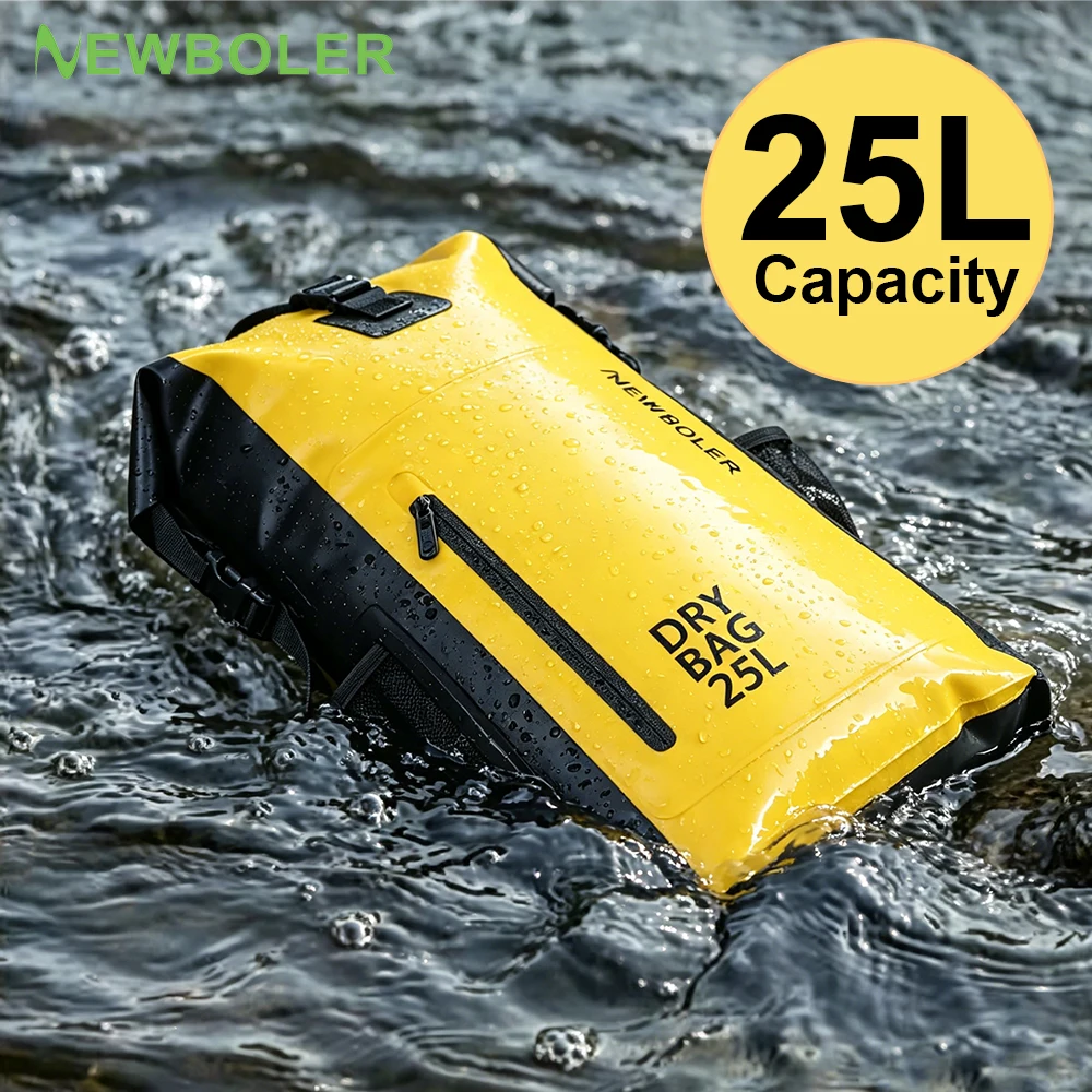 NEWBOLER Waterproof Bag for Women Men Dry Bag Backpack for Sports Kayaking Beach Boating Canyoning Dry Bag Waterproof Backpack