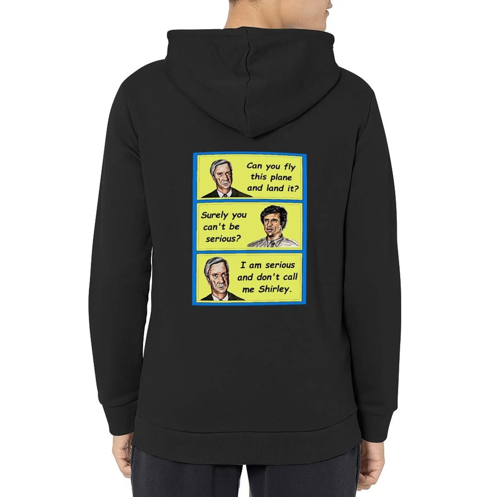 

Don't Call Me Shirley - Graphic style illustration. Hoodie autumn jacket men men clothing korean clothes men's oversize hoodie