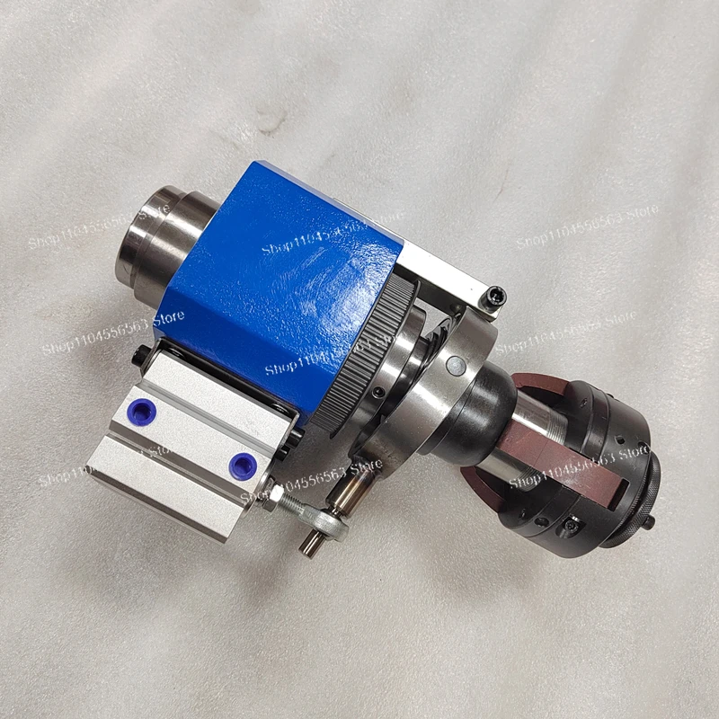 High-Precision 640 Headstock Upgrade Kit – Spindle Rotation Assembly with Dividing Head/Timing Pulley/Pneumatic Chuck
