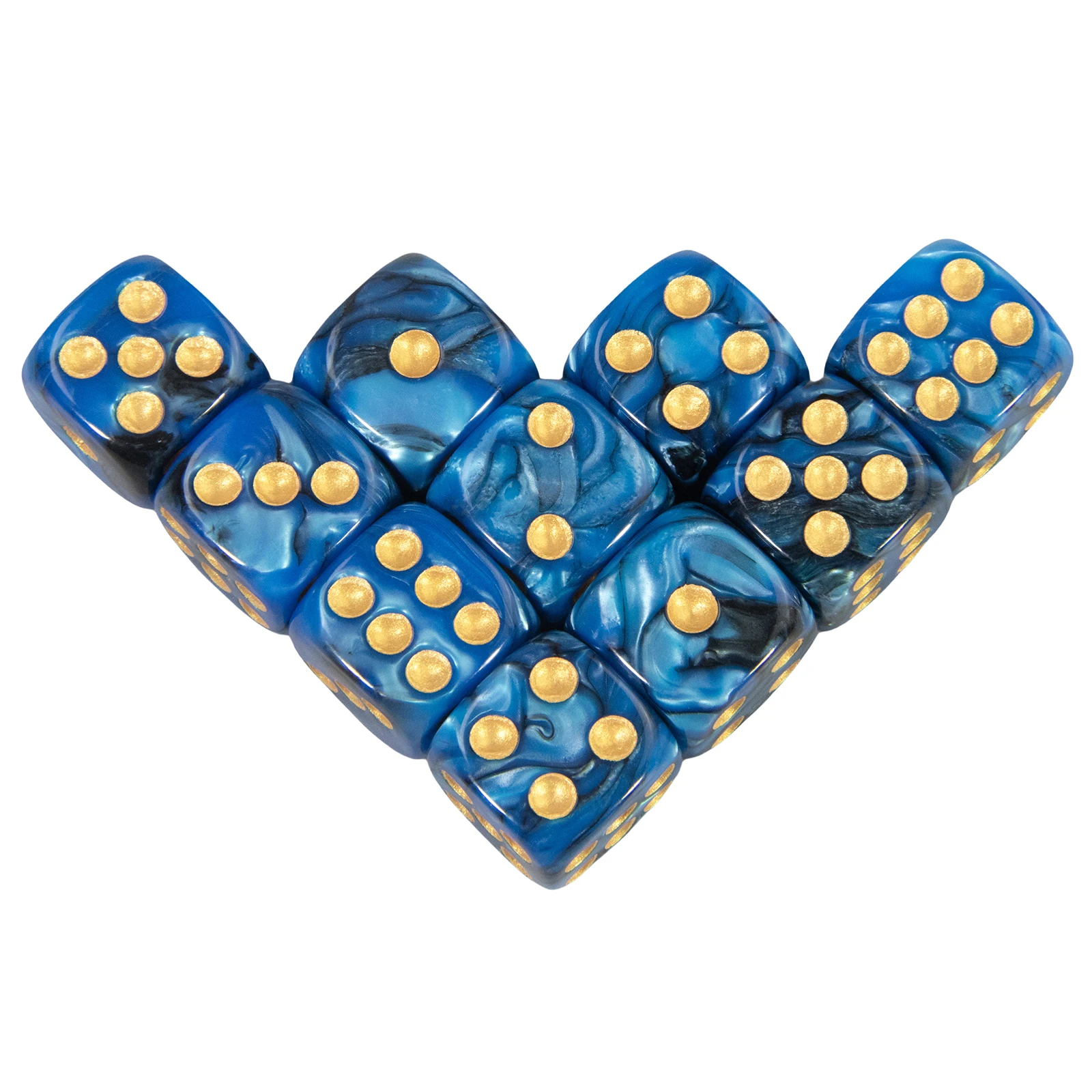 10pcs 16mm D6 Dice Mixing Color Rounded Corner Dice for Poker Game Family Entertainment Party Gathering Games view 6