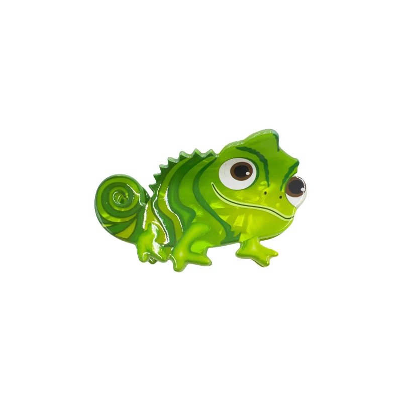 1 Stück Kreative Haarklammer Cartoon Niedlicher Dinosaurier Grüne Eidechse Haarspange für den Hinterkopf Haarklammer Haifischklammer Styling-Tools 2026 Neu – Detail 5