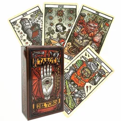 Del Toro Tarot Deck Board Game Entertainment Creative Divination Game Card With Full English PDF Guidebook For Child Adult