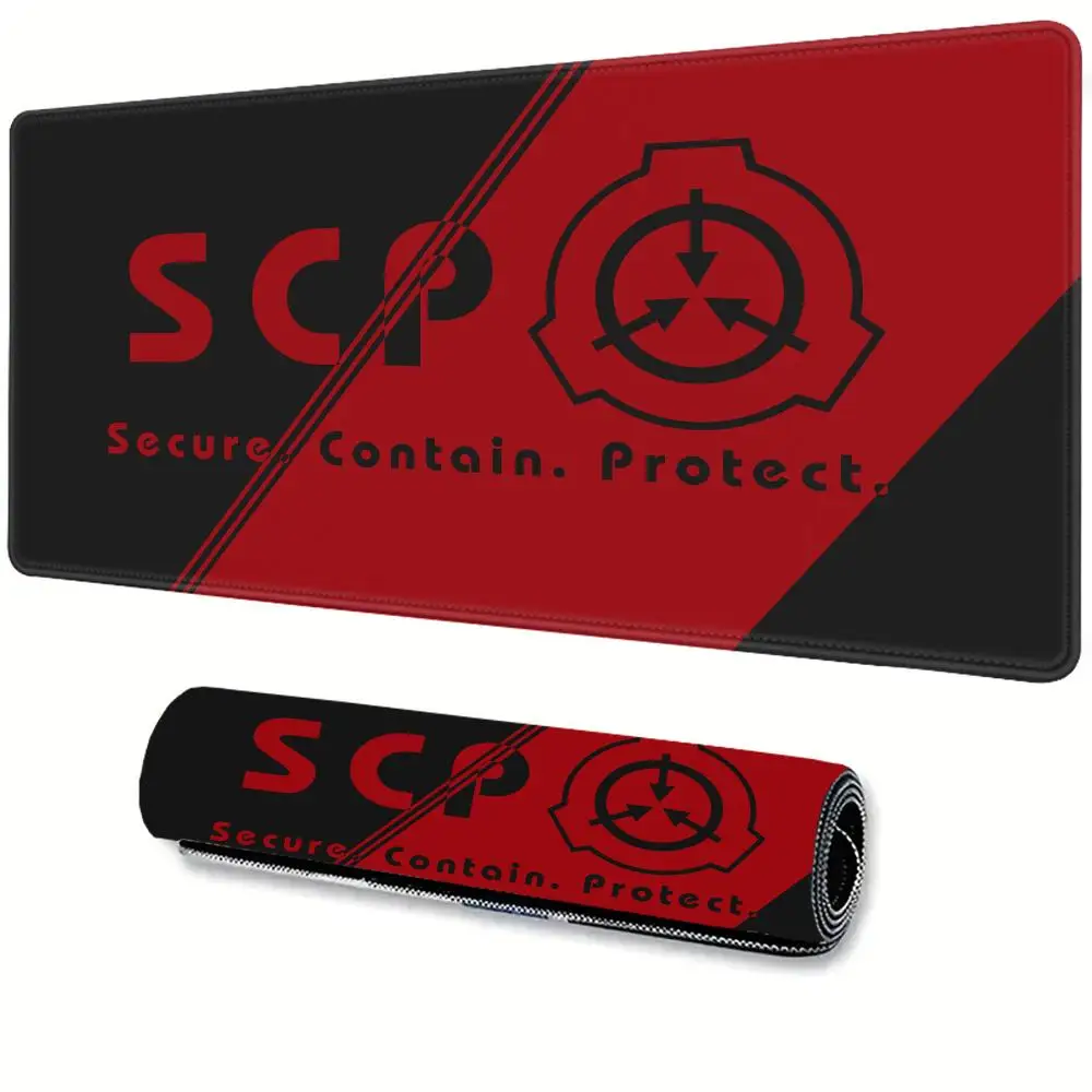 

S_SCP F_Foundation Rubber Mouse Pad New Home Computer Gaming Mousepad XXL Large Anti SlipDesk Mats Office Gamer Accessories Pad