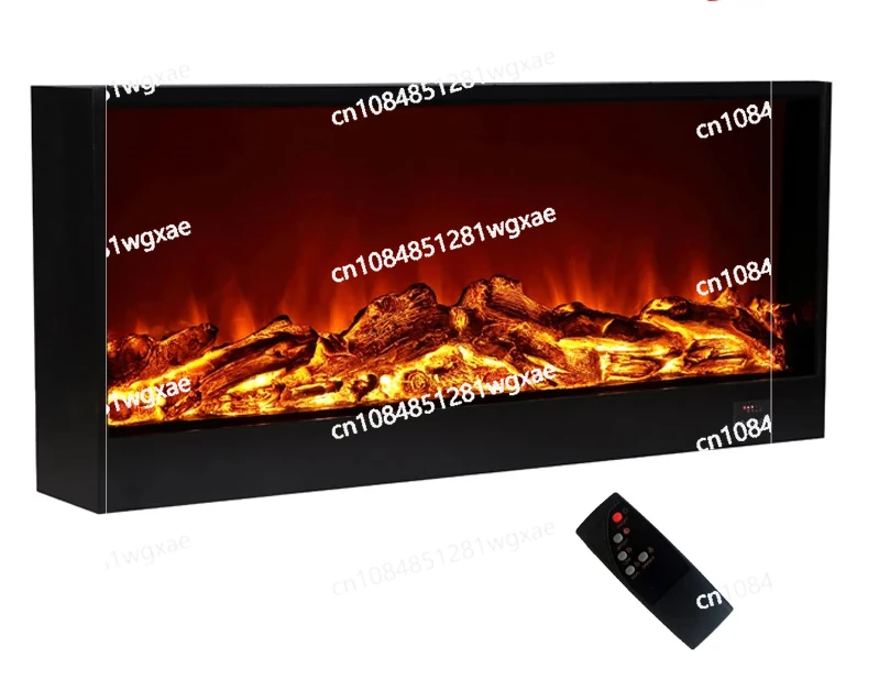 Electric Fireplace, Fire Box Insertion Heater, LED Light and Fire Artificial Simulation, Flame Decoration, Heater