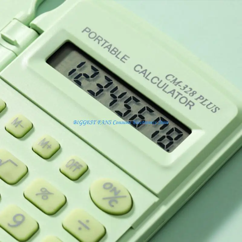 

8 Digit Small Protective Case Calculator Vibranted Candy Color ABS Plastic